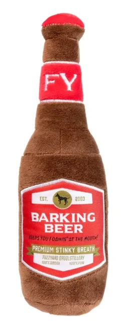FuzzYard Barking Beer - Dog Toy
