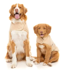 FuzzYard Beige Teddy Wrap Vest