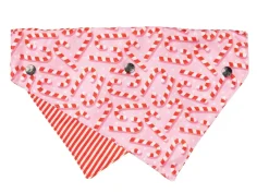 FuzzYard Candy Cane Pink Bandana