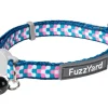 FuzzYard Cat Collar - Groovelock - Teal/Pink
