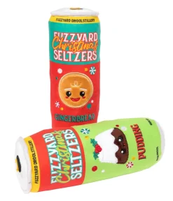 FuzzYard Christmas Seltzers 2PK - Dog Toy