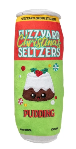 FuzzYard Christmas Seltzers 2PK - Dog Toy