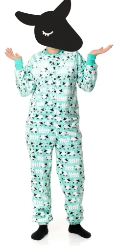 FuzzYard Counting Sheep Green Onesie