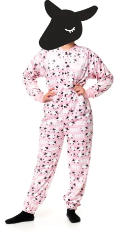 FuzzYard Counting Sheep Pink Onesie