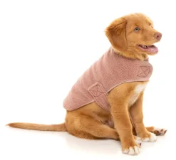 FuzzYard Dusty Pink Teddy Wrap Vest