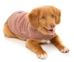 FuzzYard Dusty Pink Teddy Wrap Vest