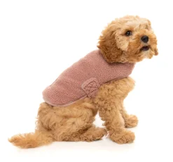 FuzzYard Dusty Pink Teddy Wrap Vest