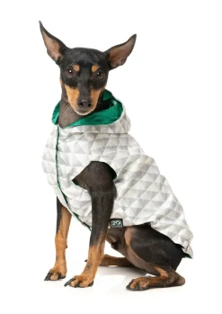 FuzzYard Flipside Raincoat - Green/Beige