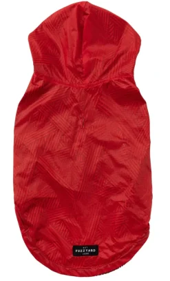 FuzzYard Flipside Raincoat - Red/Black/White