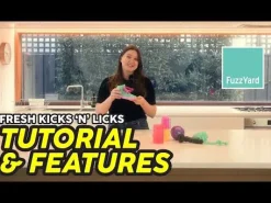 FuzzYard Fresh Kicks 'N' Licks - Interactive Chew Toy