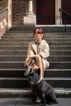 FuzzYard Life Atelier Dog Collar - Sandstone