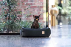 FuzzYard Life Bed - Corduroy Bed - Slate Grey