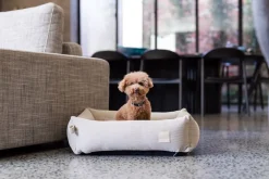 FuzzYard Life Bed - Corduroy Bed - Sandstone