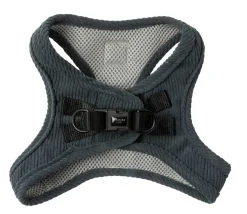 FuzzYard Life Corduroy Step In Harness - Slate Grey