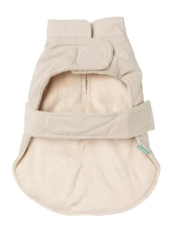 FuzzYard Life Quilted Cotton Wrap Vest - Sandstone