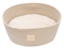 FuzzYard Life Rope Basket Bed - Sandstone