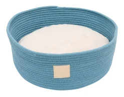 FuzzYard Life Rope Basket Bed - French Blue