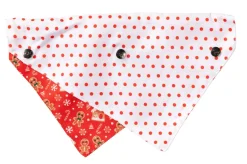FuzzYard Gingerbread Snowstorm Bandana