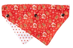 FuzzYard Gingerbread Snowstorm Bandana