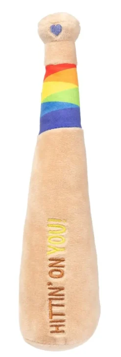 FuzzYard Hittin' On You Bat - Dog Toy