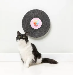 FuzzYard Meowly Cyrus - Record Cat Scratcher