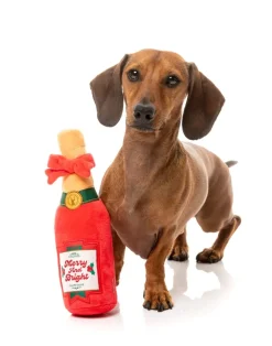 FuzzYard Merry & Bright Chompagne - Dog Toy