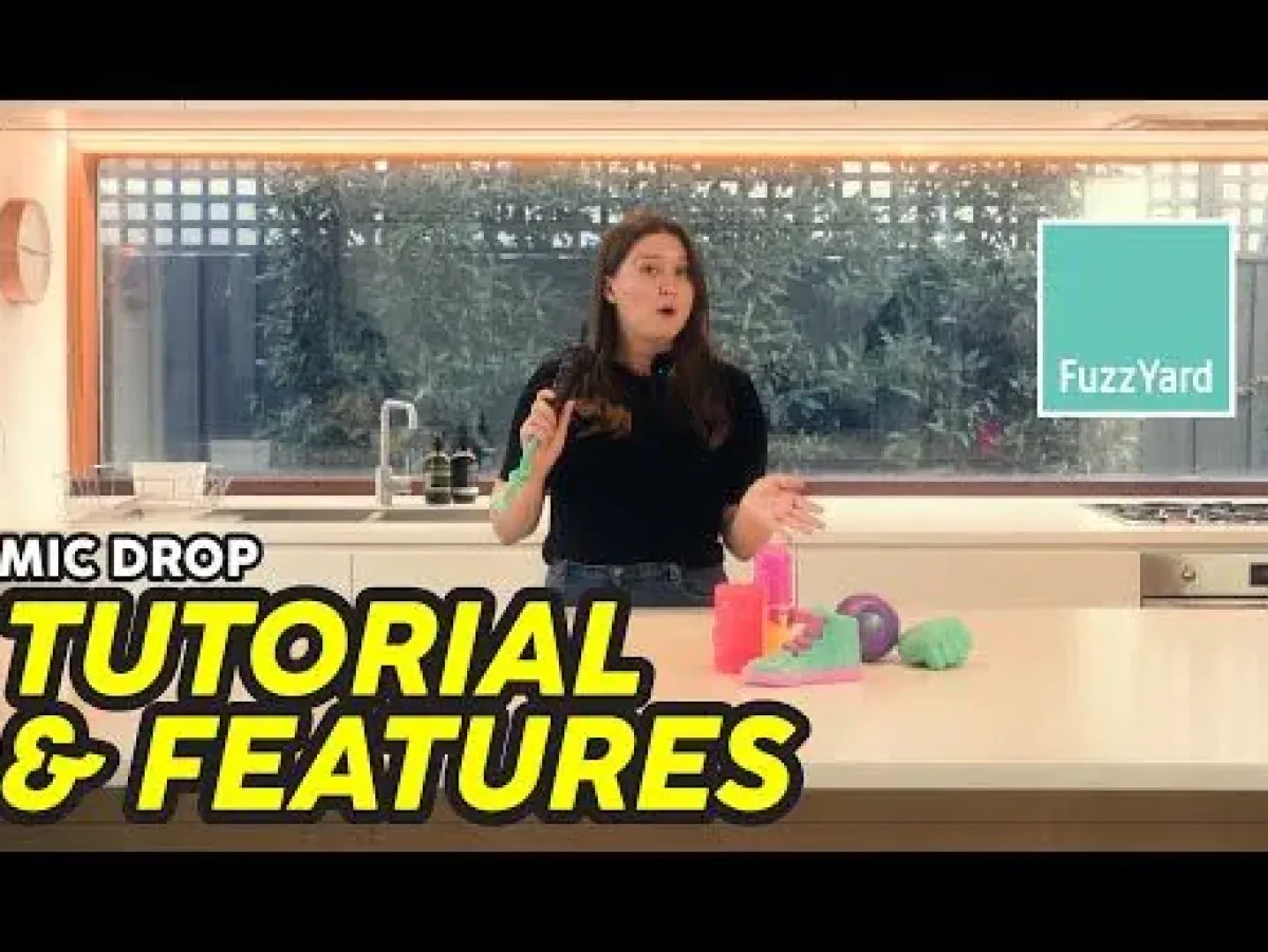 FuzzYard Mic Drop - Interactive Chew Toy