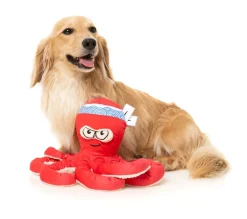 FuzzYard Octo-Posse Dog Toy - Takoyaki