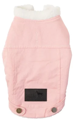 FuzzYard Rebel Denim Jacket Pink