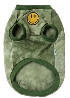 FuzzYard Smiley Tie-rus Sweater Green