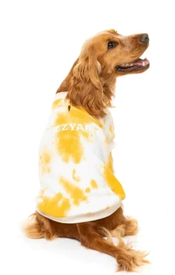 FuzzYard Smiley Tie-rus Sweater Yellow/Cream