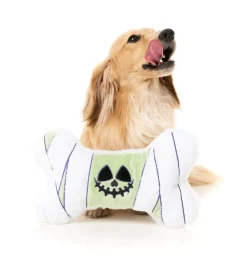 FuzzYard Smiling Ghoul Bone - Dog Toy