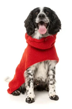 FuzzYard The Cosy Snood Coat - Cherry Red