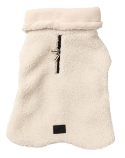 FuzzYard The Cosy Snood Coat - Eggshell