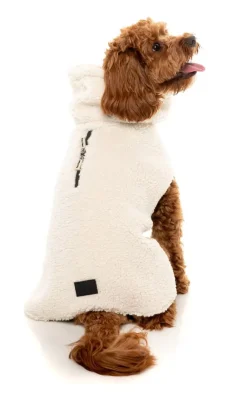 FuzzYard The Cosy Snood Coat - Eggshell