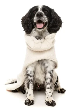 FuzzYard The Cosy Snood Coat - Eggshell