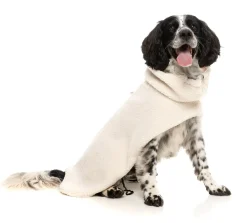 FuzzYard The Cosy Snood Coat - Eggshell