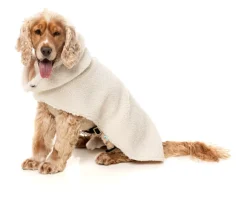 FuzzYard The Cosy Snood Coat - Eggshell