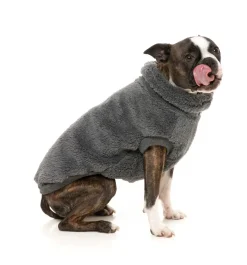 FuzzYard Turtle Teddy Sweater Charcoal