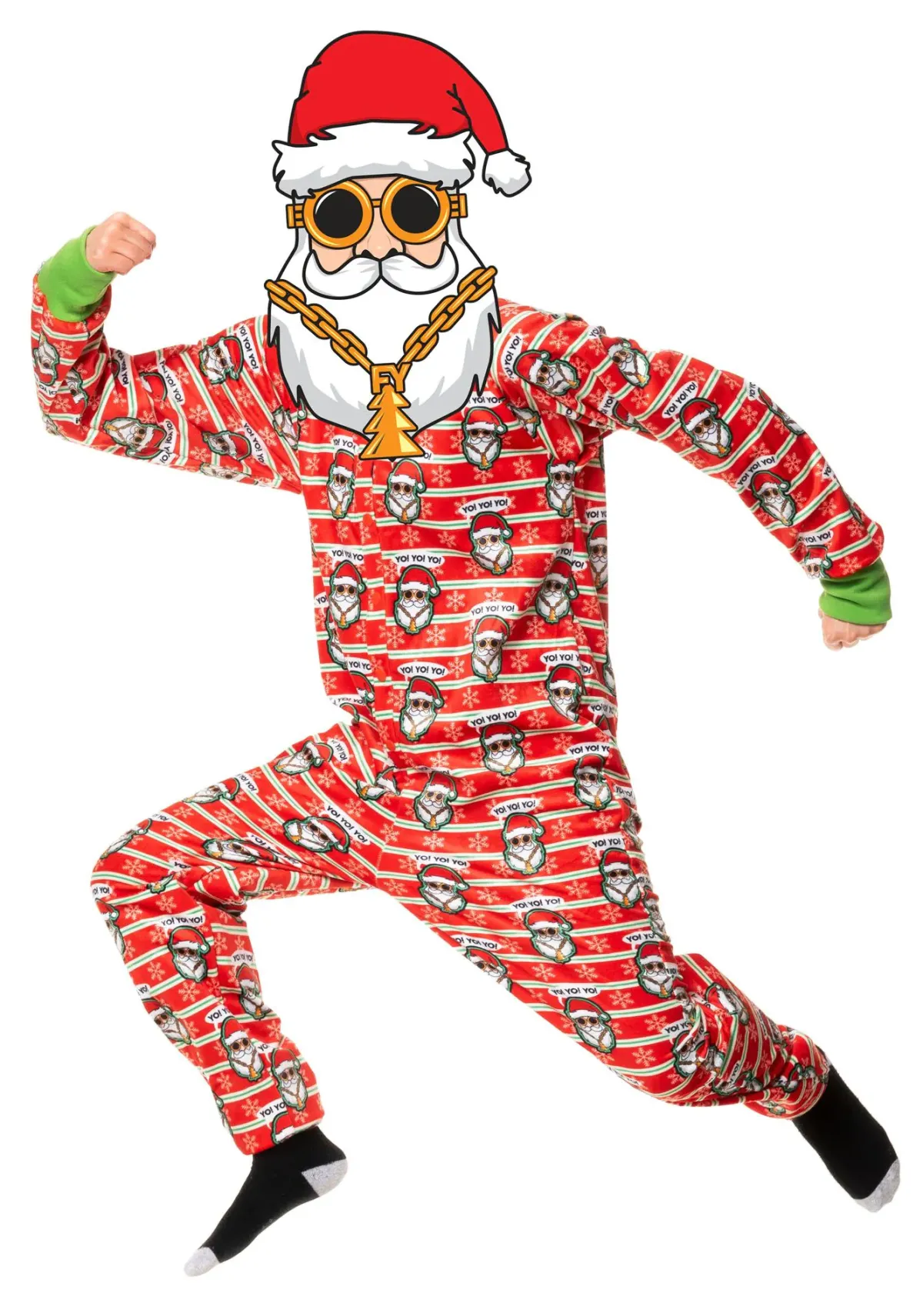 FuzzYard Yo! Santa Onesies